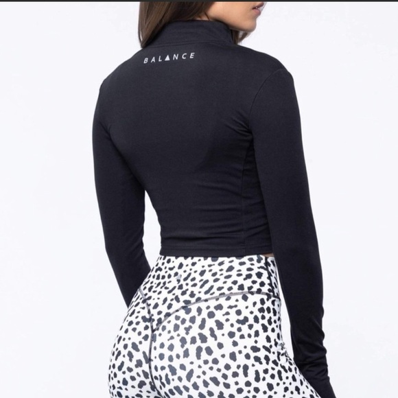 Balance Athletica The Elevate Cropped Zip Black XXL - Picture 1 of 13